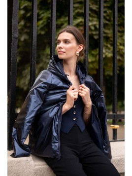 Veste Laura réversible bleu