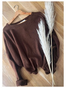 Pull Laura marron