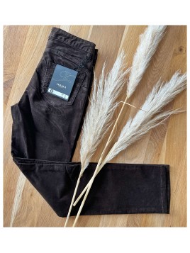 Pantalon Toxik velour brun