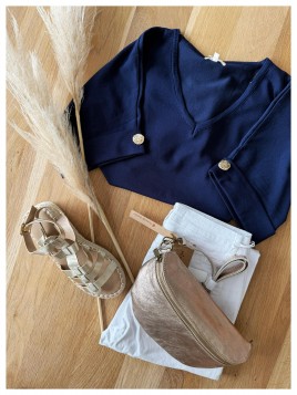 Pull Mira bleu marine