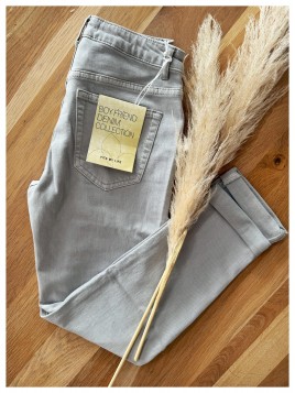 Pantalon Toxik gris boyfriend