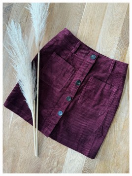 Jupe Rachel bordeaux