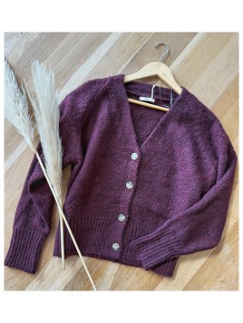 Gilet Cassie bordeaux