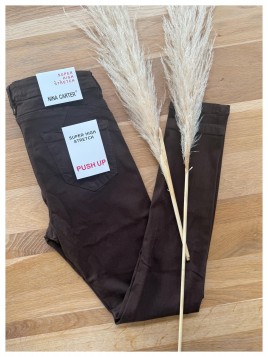 Pantalon Nina Carter brun