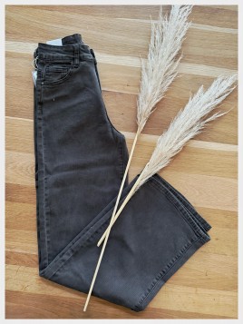 Jeans Nina large marron