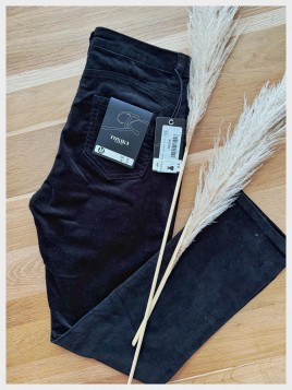 Pantalon Toxik velour noir