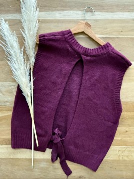 Pullover Victoire bordeaux