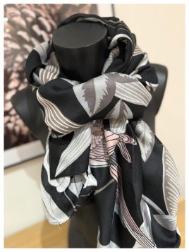 Foulard Liliane noir
