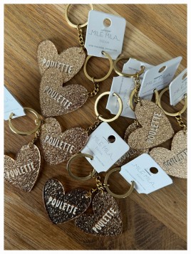 Porte clés poulette