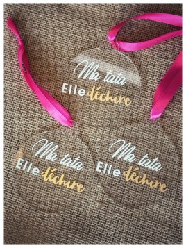 Boule de Noël Ma tata Elle...