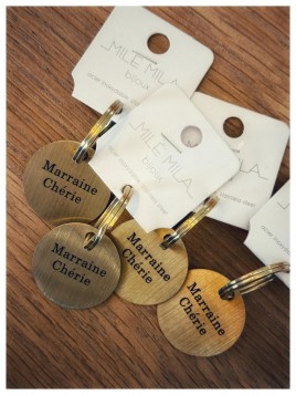 Porte clés Marraine Chérie