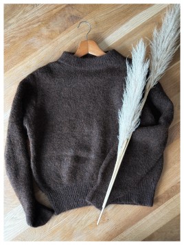 Pull Romina marron