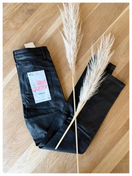 Pantalon Nina huilé noir